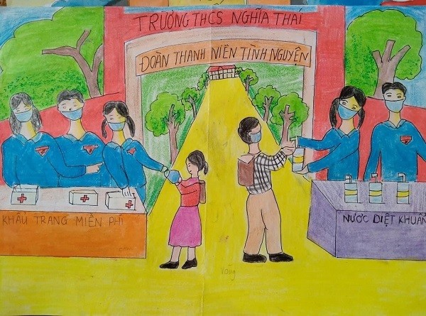 Nét vẽ thiếu nhi hồn nhiên, vui tươi 'Đoàn trong mắt em' ảnh 3