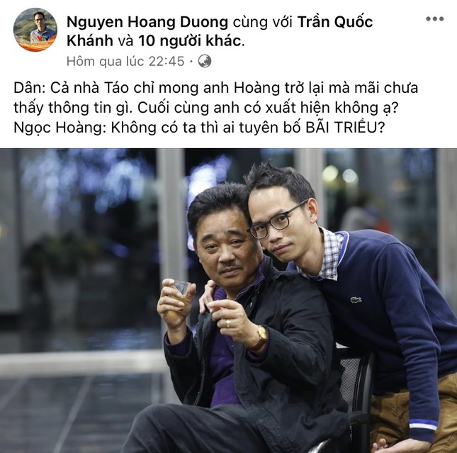 'Ngọc hoàng' Quốc Khánh chính thức xuất hiện tập luyện Táo quân ảnh 1