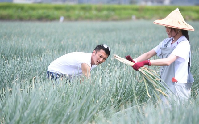 Thư Kỳ - Tạ Đình Phong xắn tay áo… làm nông dân ảnh 1