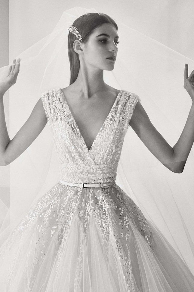 Mãn nhãn ngắm váy cưới thần tiên của Elie Saab 2017 ảnh 1