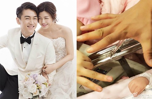 Vợ chồng ‘Tiểu Long Nữ’ Trần Nghiên Hy đón con trai đầu lòng ảnh 4