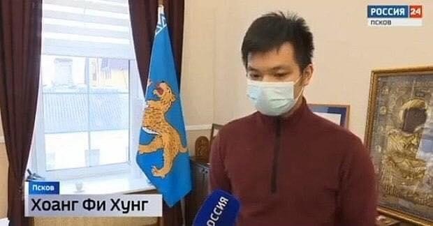 Chàng trai Việt lên truyền hình Nga, được gửi thư cảm ơn vì cứu hai bé trai ngã sông băng ảnh 1