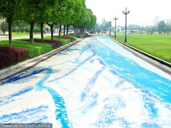 Kỷ lục mới về tranh 3D dài, rộng nhất thế giới ảnh 2