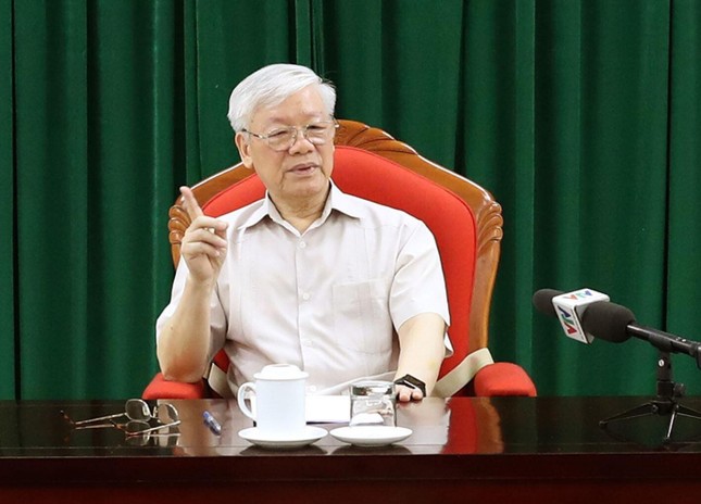 Tổng Bí thư, Chủ tịch nước chủ trì họp lãnh đạo chủ chốt ảnh 1