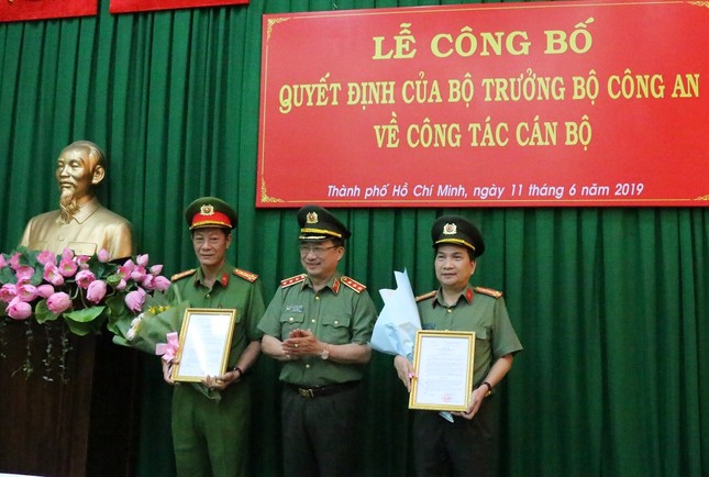 Bộ trưởng Công an bổ nhiệm nhân sự công an TPHCM ảnh 1