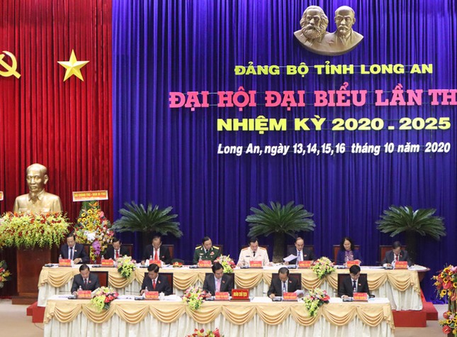 Hình ảnh lãnh đạo Trung ương dự khai mạc Đại hội Đảng bộ Long An ảnh 4