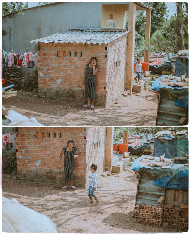 Xúc động bộ ảnh “câu chuyện đặc biệt hai mẹ con” của nữ nhiếp ảnh gia Quảng Ngãi ảnh 23