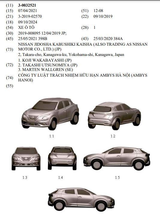 Nissan đăng ký kiểu dáng cho mẫu xe điện mới tại Việt Nam ảnh 2