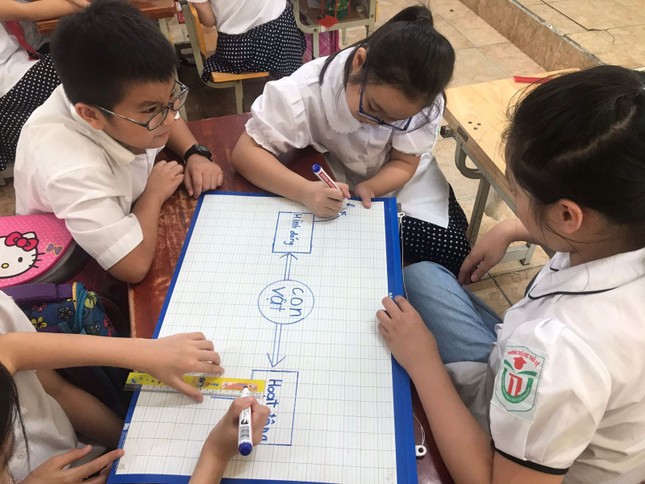 Tiết học tập làm văn siêu 'cute' của cô trò lớp 4 ảnh 3