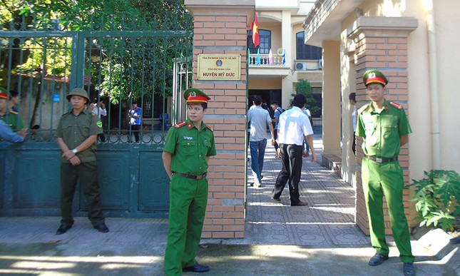 An ninh thắt chặt tại phiên tòa xét xử vụ Đồng Tâm ảnh 3