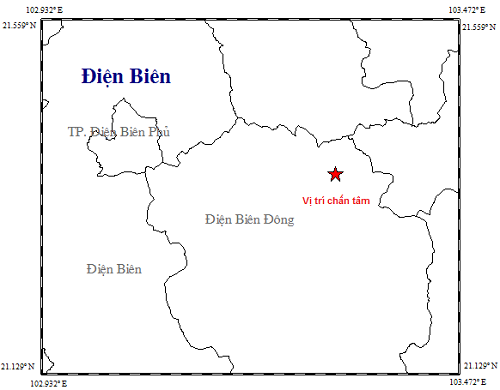 Động đất 4,0 độ richter ở Điện Biên ảnh 1