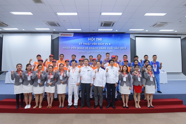 Honda Việt Nam thi Kỹ thuật viên DV và Nhân viên QHKH xuất sắc 2019 ảnh 1