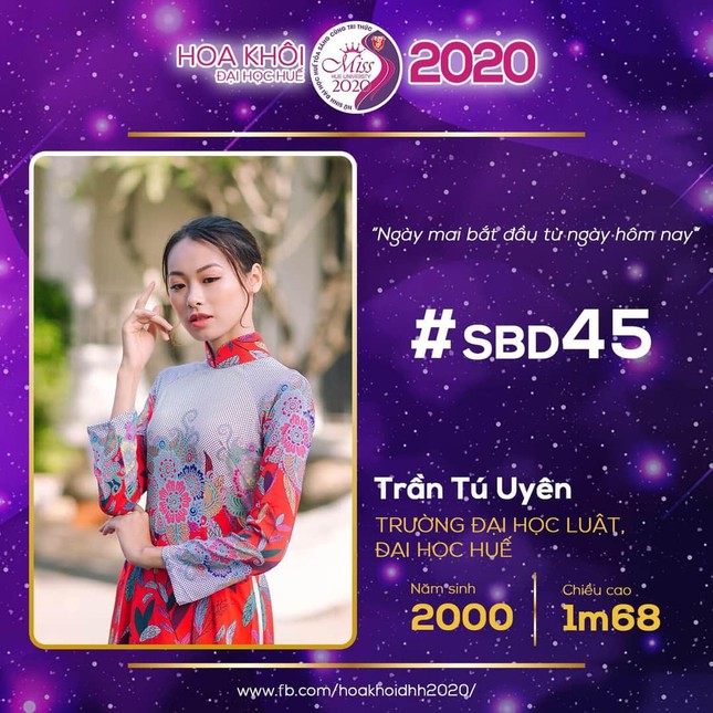21 gương mặt tiêu biểu lọt vào chung kết Hoa khôi Đại học Huế ảnh 22