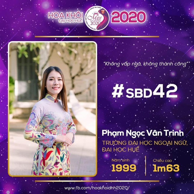 21 gương mặt tiêu biểu lọt vào chung kết Hoa khôi Đại học Huế ảnh 21