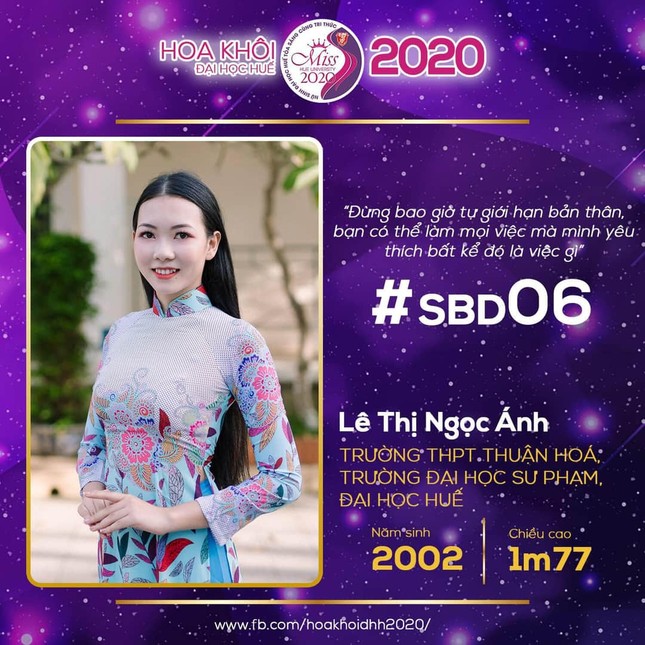 21 gương mặt tiêu biểu lọt vào chung kết Hoa khôi Đại học Huế ảnh 6