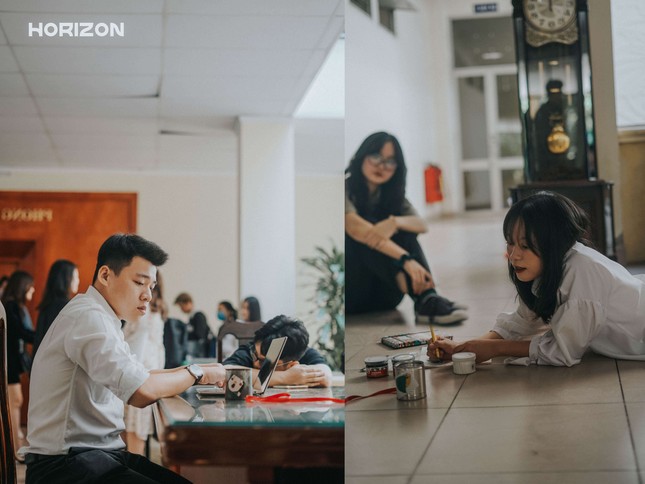 Bộ ảnh “Lên Đại học còn thân nhau không?” - Góc nhìn của sinh viên trường Báo về tình bạn ảnh 7
