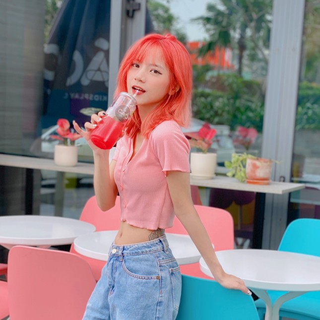 Ngắm nhìn vẻ đẹp ngọt ngào tựa kẹo bông của cô nàng An Giang Huỳnh Nhy ảnh 2