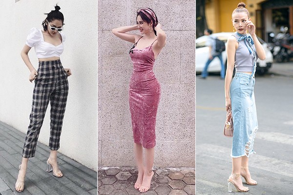 Muốn cao thêm chục cm trong nháy mắt, hãy sắm ngay đôi sandal “tàng hình” này ảnh 1