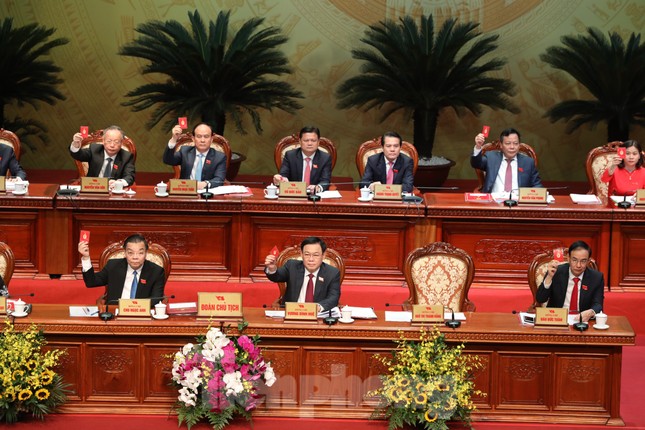 Bầu Ban chấp hành Đảng bộ thành phố Hà Nội khóa XVII ảnh 1