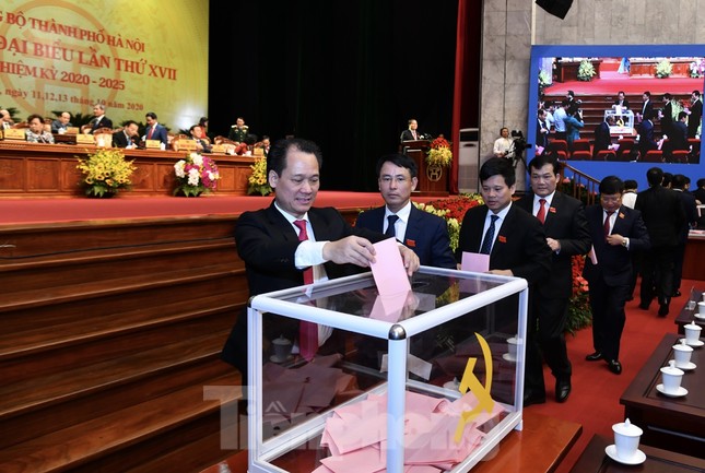 Bầu Ban chấp hành Đảng bộ thành phố Hà Nội khóa XVII ảnh 7