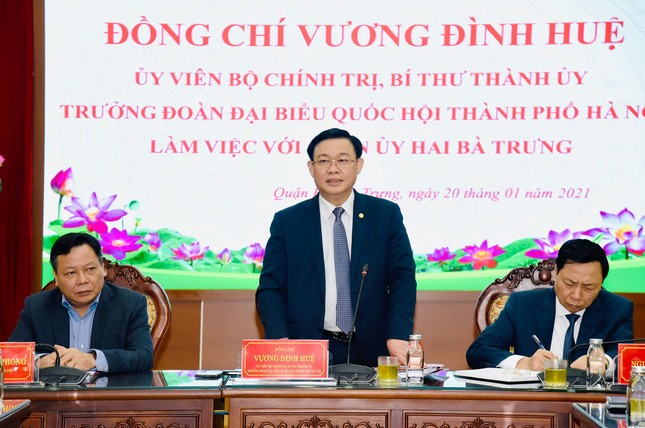 Bí thư Hà Nội: Nghiên cứu tổ chức phố đi bộ khu vực hồ Thiền Quang ảnh 1