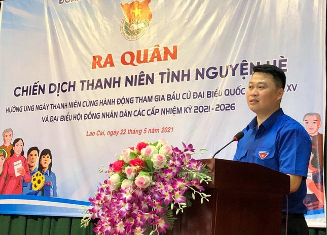 Tuổi trẻ Lào Cai ra quân tình nguyện Hè 2021, hưởng ứng ngày hội bầu cử ảnh 1
