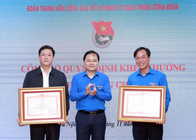 Trao Bằng khen của Thủ tướng Chính phủ cho tập thể, cá nhân thuộc T.Ư Đoàn ảnh 1