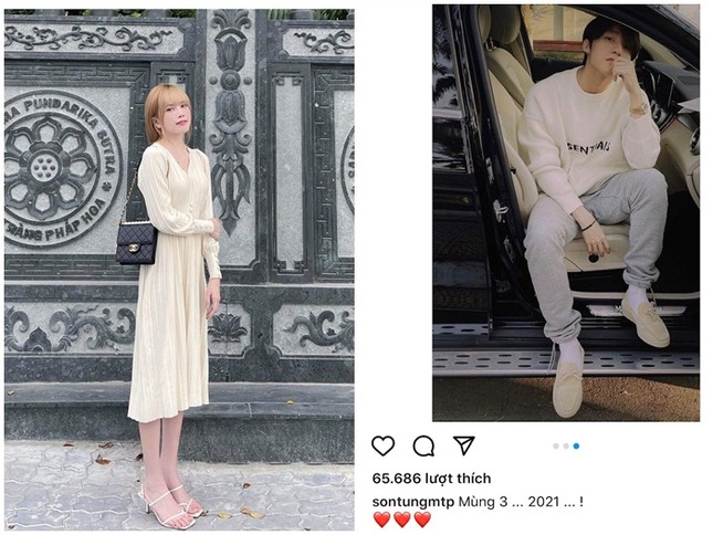 “Sao” Việt đón Valentine: Sơn Tùng thả tim, Thiều Bảo Trâm đẹp nhất khi không thuộc về ai, Tóc Tiên gợi cảm “một mình“ ảnh 1