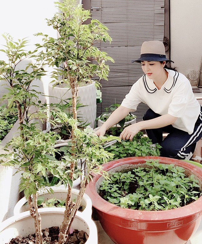 Cuộc sống cách ly trong biệt thự triệu đô của Hoa hậu Đền Hùng Giáng My ảnh 3