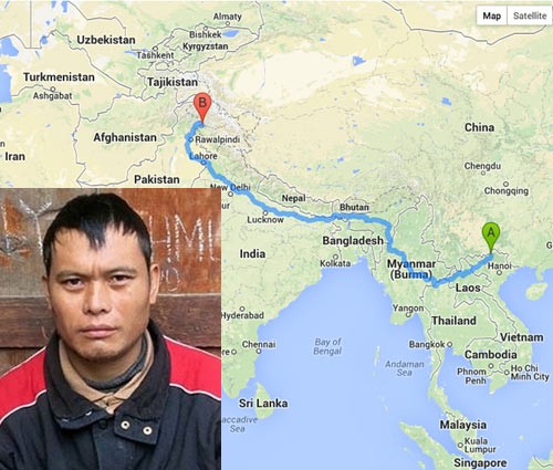 Lưu lạc 5.800 km từ Mèo Vạc sang tận Pakistan ảnh 1