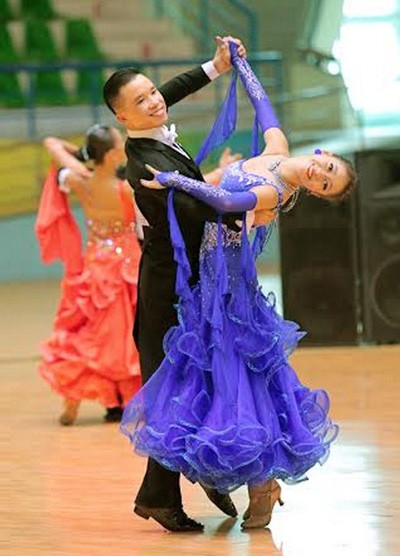 Hoa khôi 9X Hà thành với thành tích “khủng” dancesport ảnh 1