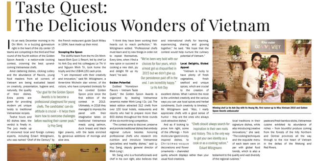 New York Times ca ngợi đầu bếp và ẩm thực Việt ảnh 1