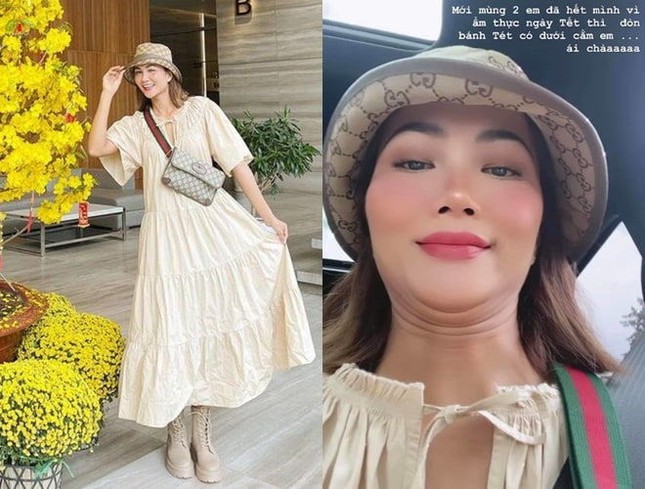 Mỹ nhân Việt khoe sắc vóc sau Tết, Lệ Quyên, Ngọc Trinh... giữ dáng đáng mơ ước ảnh 1