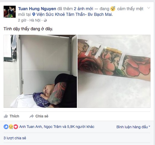 Tuấn Hưng nhập viện sau khi kiệt sức vì chạy show ảnh 1