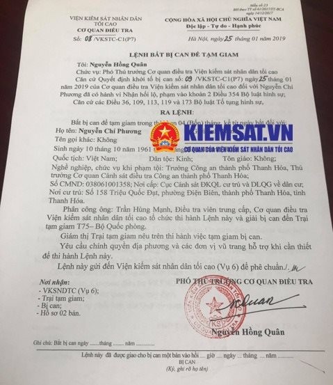 Vì sao cựu Trưởng Công an thành phố Thanh Hóa chưa bị bắt? ảnh 1