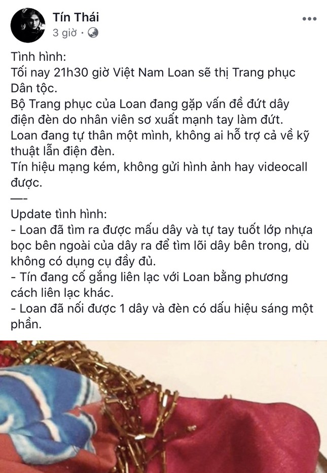 Quốc phục gặp sự cố sát giờ G và cách xử lý khiến fans thán phục của Kiều Loan ảnh 3
