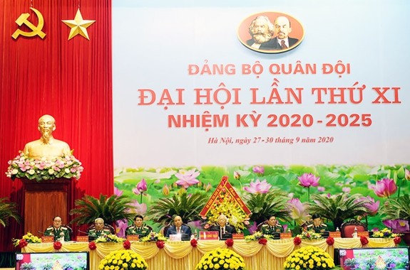 Khai mạc trọng thể Đại hội Đại biểu Đảng bộ Quân đội lần thứ XI, nhiệm kỳ 2020-2025 ảnh 1