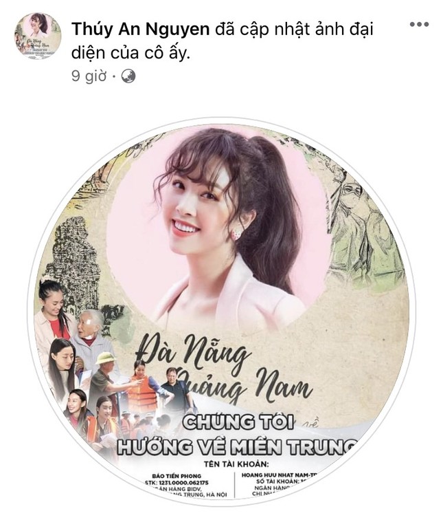 Thí sinh HHVN 2020 chia sẻ đầy xúc động, đồng loạt thay avatar hướng về miền Trung ảnh 4