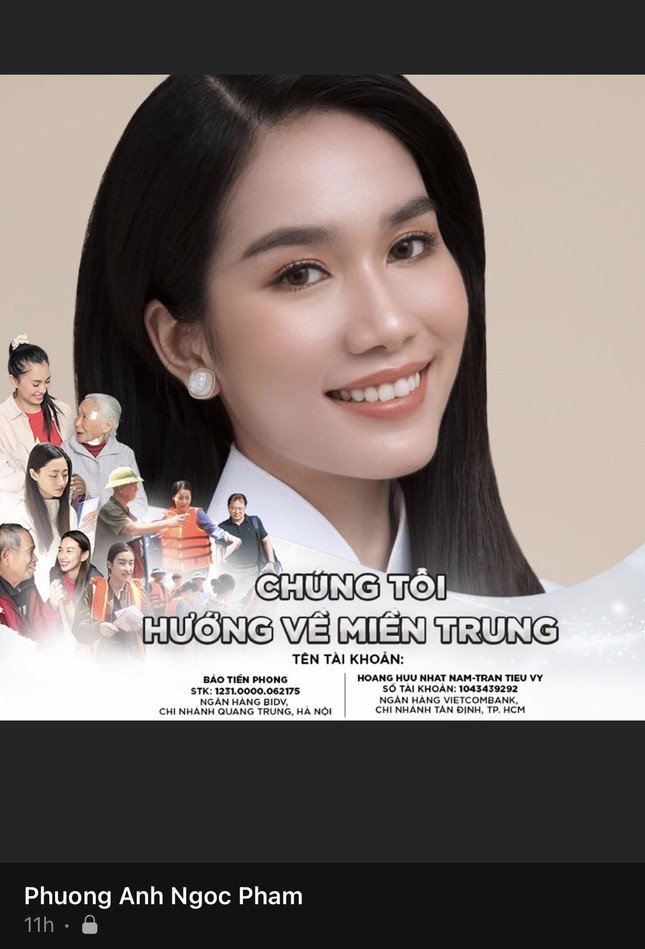 Thí sinh HHVN 2020 chia sẻ đầy xúc động, đồng loạt thay avatar hướng về miền Trung ảnh 8