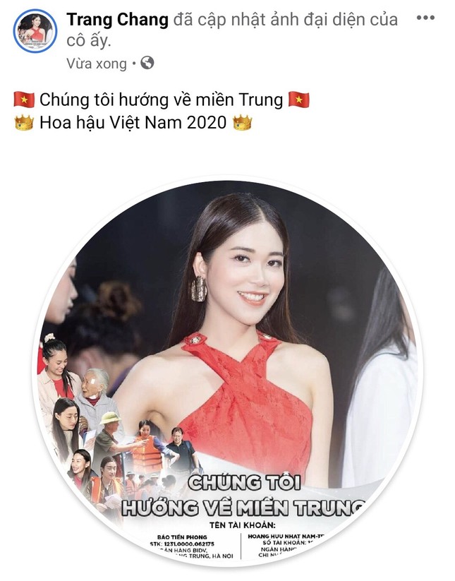 Thí sinh HHVN 2020 chia sẻ đầy xúc động, đồng loạt thay avatar hướng về miền Trung ảnh 7