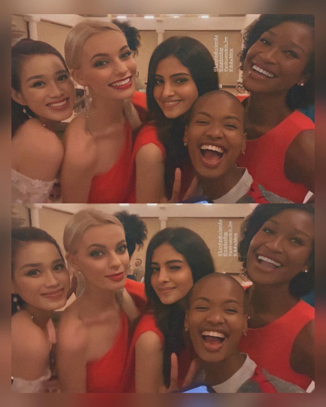 Vừa nhập cuộc Miss World, Đỗ Thị Hà cùng hội chị em đã 'quẩy' tưng bừng ở sân bay ảnh 2