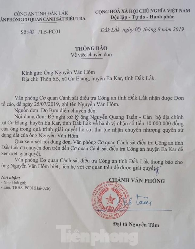 Vừa tố cáo cán bộ địa chính nhận hối lộ, một người dân bị đánh rách mặt ảnh 1