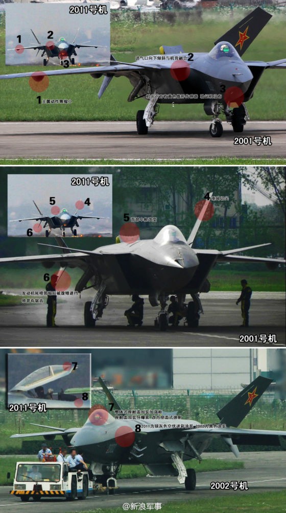 Trung Quốc lộ chiến đấu cơ J-20 số hiệu “2011“ ảnh 2