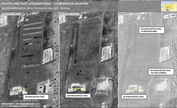 NATO công bố hình ảnh xe tăng Nga tiến vào Ukraine ảnh 3