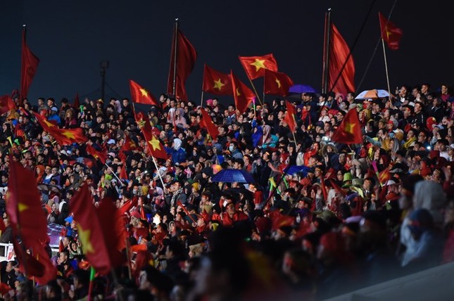 U23 Việt Nam hát 'Niềm tin chiến thắng' trên sân Mỹ Đình ảnh 18