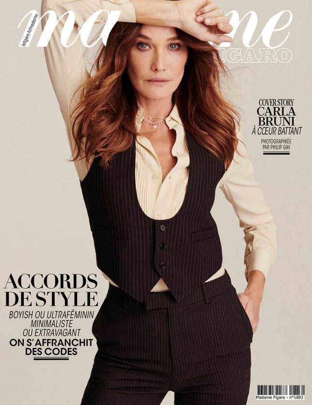 Ngưỡng mộ vóc dáng siêu mẫu của cựu đệ nhất phu nhân Pháp Carla Bruni ở tuổi 53 ảnh 5