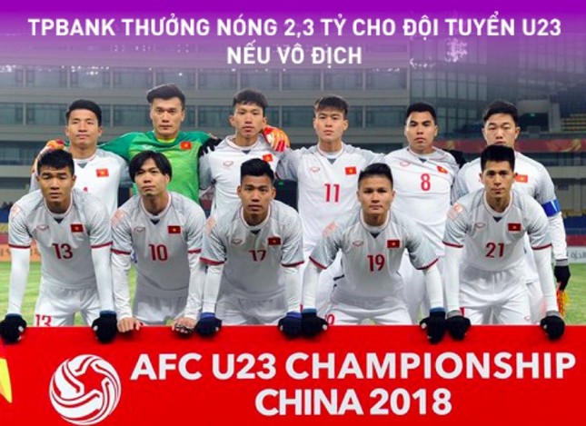 Ngân hàng muôn kiểu thưởng nóng U23 Việt Nam! ảnh 1