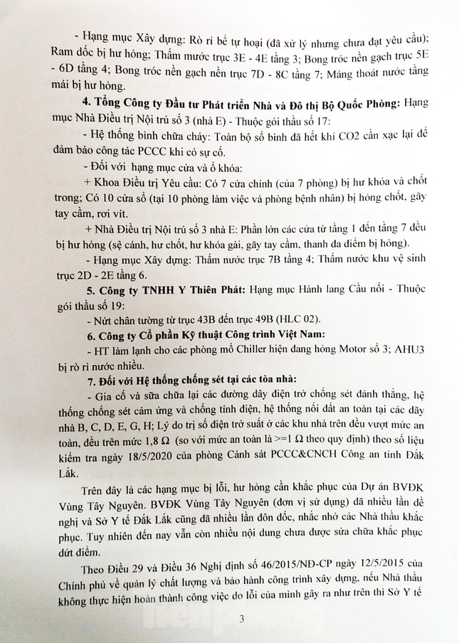 Bệnh viện Vùng 'nghìn tỷ' chưa nghiệm thu đã xuống cấp: Sở Y tế ra 'tối hậu thư' ảnh 5