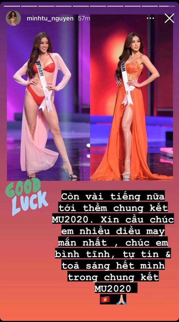 Võ Hoàng Yến và dàn sao Việt động viên khi Khánh Vân dừng ở top 21 Miss Universe ảnh 7