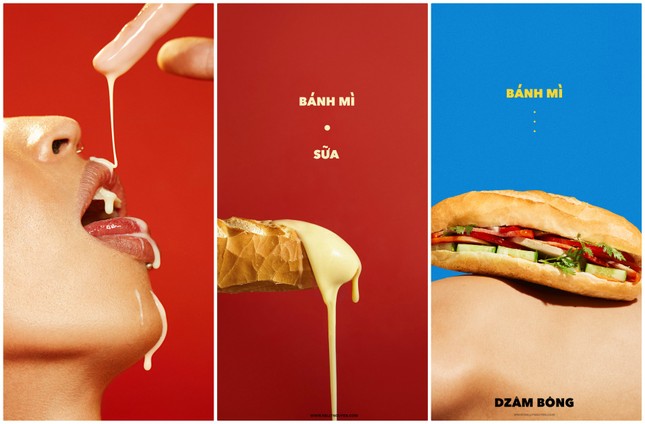 Bộ ảnh bánh mì và sữa bị phản ứng gay gắt vì tạo hình dung tục, phản cảm ảnh 1